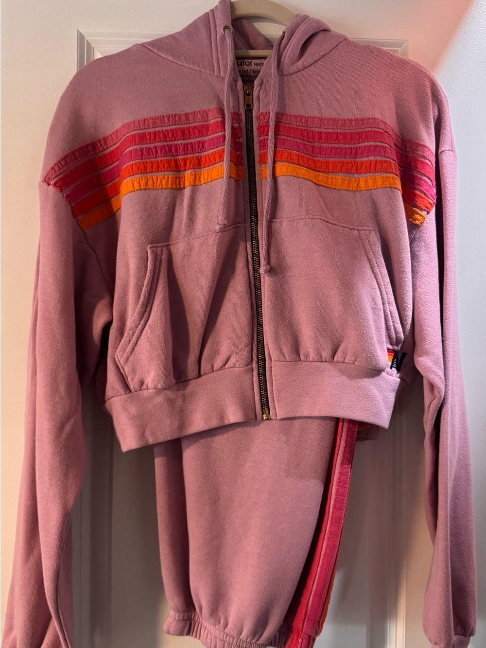 Aviator Nation Mauve set